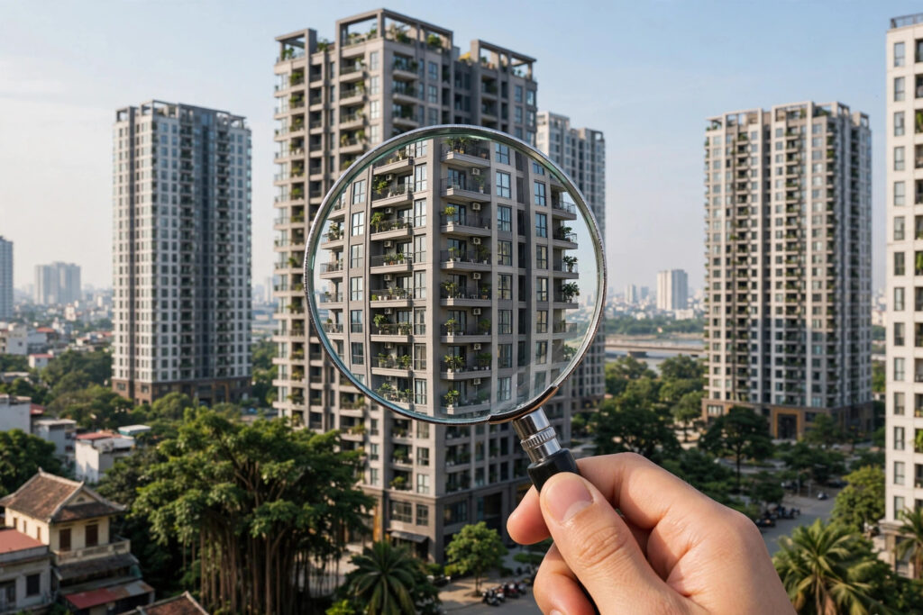Soi giá chung cư Hà Nội